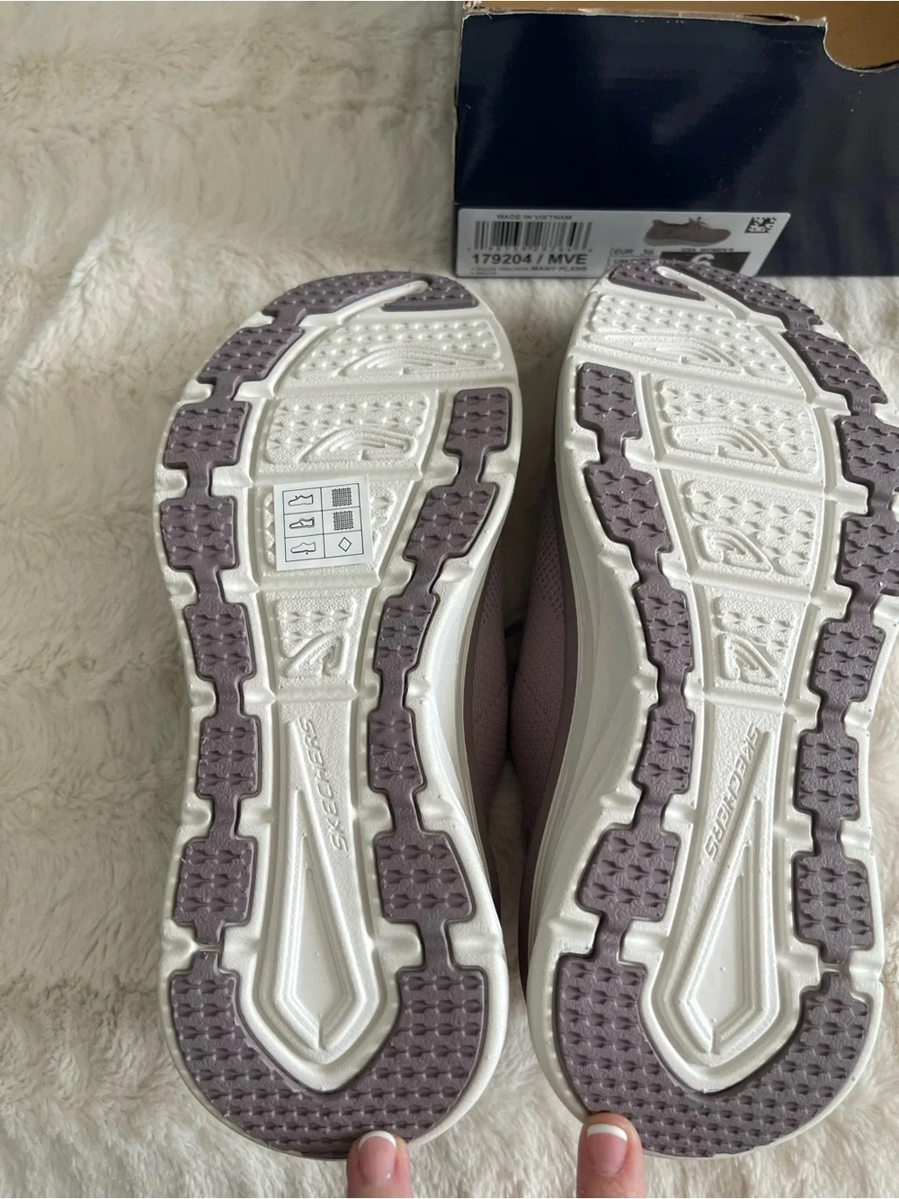Skechers Womens Hands Free Swift Fit D'LUX WALKER-MANY PLANS Mauve Size 6 M - Picture 7 of 14
